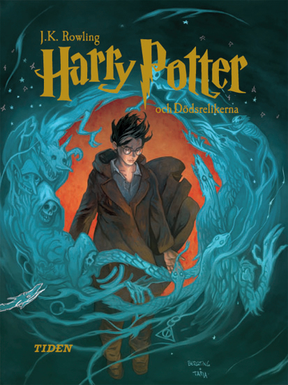 Swedish DH book cover. Harry Potter 