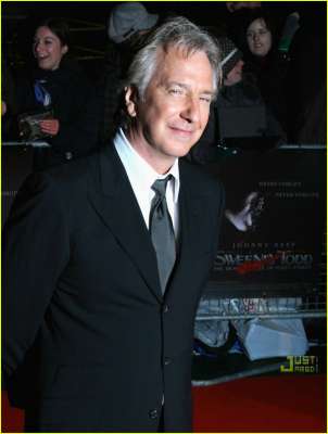 alan rickman harry potter. Potter actors attend Sweeney