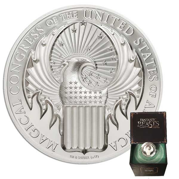 'Fantastic Beasts' limited-edition MACUSA-themed silver coins now ...