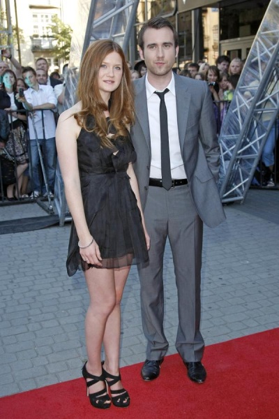 Matthew Lewis & Bonnie Wright attend Polish Half-Blood Prince premiere ...