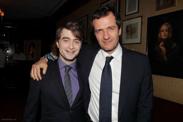 Daniel Radcliffe, Alan Rickman Deathly Hallows: Part 2 lunch photos, Q ...